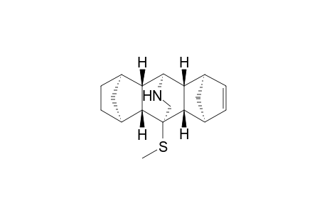 (1.alpha.,4.alpha.,4a.beta.,5.alpha.,5a.beta.,6.alpha,,9.alpha.,9a.beta.,10.alpha.,10a.beta.)-1,2,3,4,4a,5,5a,6,9,9a,10,10a-dodecahydro-5,10-methanimino-1,4:6,9-dimethano-5-thiomethylanthracene