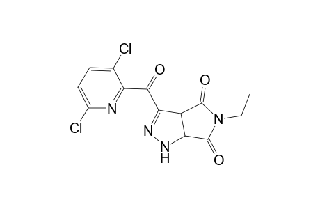 3-(3,6-Dichloro-pyridine-2-carbonyl)-5-ethyl-3a,6a-dihydro-1H-pyrrolo[3,4-c]pyrazole-4,6-dione