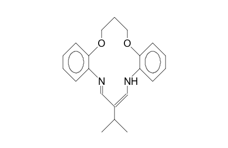10-Isopropyl-1,5-dioxa-8,12-diaza-dibenzo(F,M)cyclotetradeca-6,8,10,13-tetraene