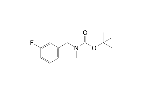 N-(3-fluorobenzyl)-N-methyl-carbamic acid tert-butyl ester