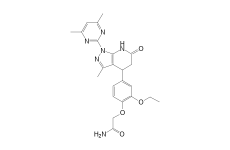 acetamide, 2-[4-[1-(4,6-dimethyl-2-pyrimidinyl)-4,5,6,7-tetrahydro-3-methyl-6-oxo-1H-pyrazolo[3,4-b]pyridin-4-yl]-2-ethoxyphenoxy]-