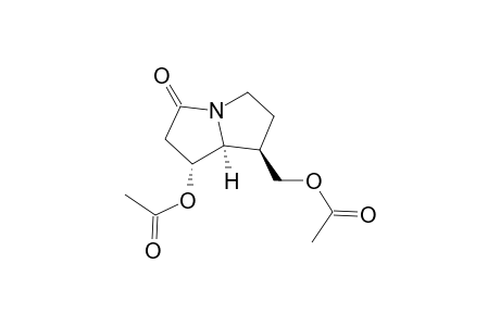 3H-Pyrrolizin-3-one, 1-(acetyloxy)-7-[(acetyloxy)methyl]hexahydro-, [1S-(1.alpha.,7.beta.,7a.alpha.)]-