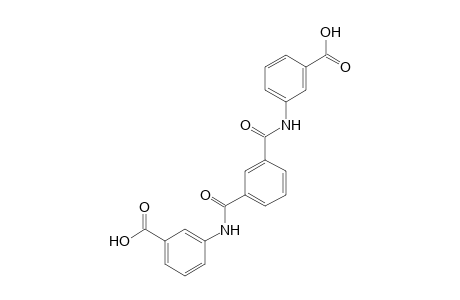 3-((3-[(3-Carboxyanilino)carbonyl]benzoyl)amino)benzoic acid