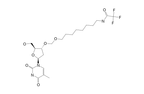 3'-O-(N-TRIFLUOROACETYL-OMEGA-AMINOOCTANOXYMETHYL)-THYMIDINE