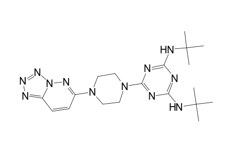 2-N,4-N-ditert-butyl-6-[4-(tetrazolo[1,5-b]pyridazin-6-yl)piperazin-1-yl]-1,3,5-triazine-2,4-diamine