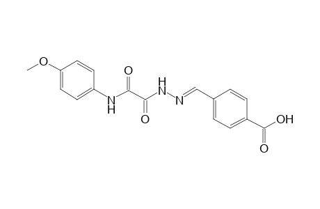 benzoic acid, 4-[(E)-[[2-[(4-methoxyphenyl)amino]-1,2-dioxoethyl]hydrazono]methyl]-