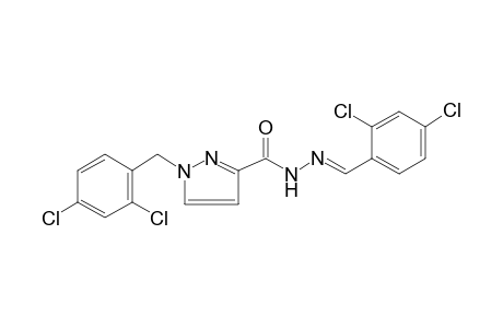 1-(2,4-dichlorobenzyl)-N'-[(E)-(2,4-dichlorophenyl)methylidene]-1H-pyrazole-3-carbohydrazide