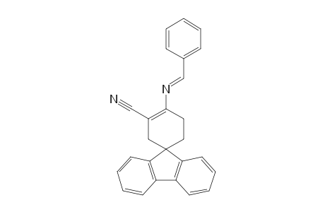 (E)-4-(Benzylideneamino)spiro[cyclohexane-1,9'-fluoren]-3-ene-3-carbonitrile