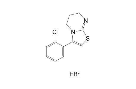 3-(o-chlorophenyl)-6,7-dihydro-5H-thiazolo[3,2-a]pyrimidine, monohydrobromide