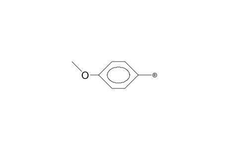 P-Methoxyphenyl-carbenium cation