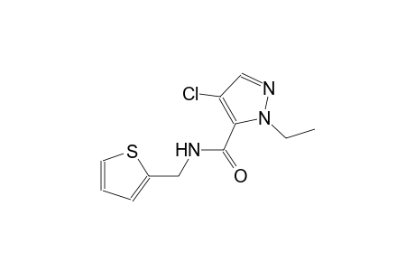 4-chloro-1-ethyl-N-(2-thienylmethyl)-1H-pyrazole-5-carboxamide