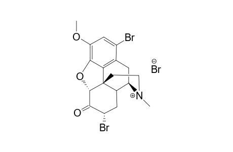 1,7-ALPHA-DIBROMODIHYDROCODEINONE-HYDROBROMIDE