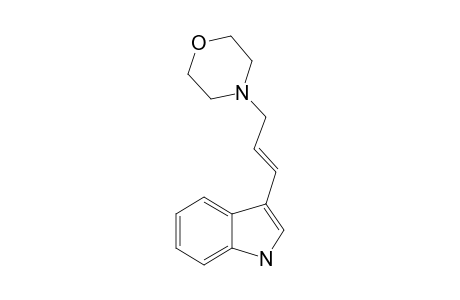 Indole, 3-[3-(4-morpholinyl)prop-1-enyl]-