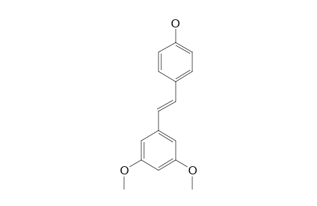 3,5-Dimethoxy-4'-hydroxy-trans-stilbene