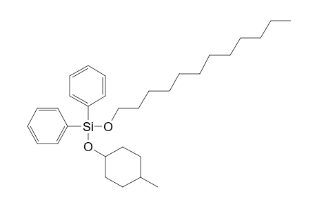 Silane, diphenyl(cis-4-methylcyclohexyloxy)dodecyloxy-