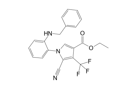 Ethyl N-[2-(benzylamino)phenyl]-5-cyano-4-(trifluoromethyl)pyrrol-3-carboxylate