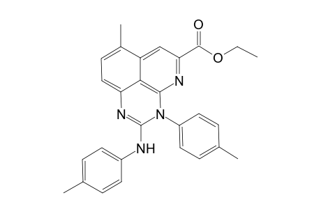 3-(4-Methylphenyl)-2-(4-methylphenyl)amino)-5-(ethoxycarbonyl)-7-methylpyrido[2,3,4-de]quinazoline