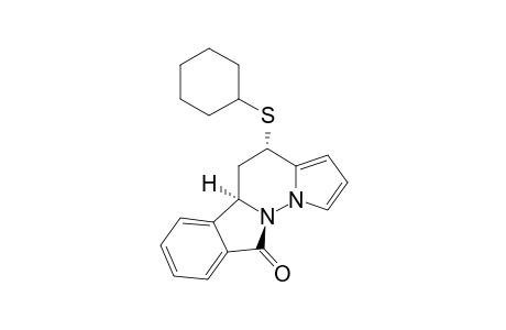 TRANS-12-CYCLOHEXYLTHIO-6,10B,11,12-TETRAHYDRO-PYRROLO-[1',2':2,3]-PYRIDAZINO-[6,1-A]-ISOINDOL-6-ONE