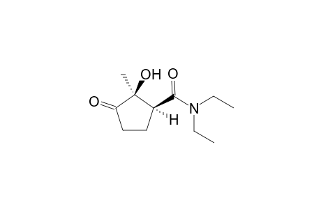 (1R*,2R*)-N,N-Diethyl-2-hydroxy-2-methyl-3-oxacyclopentanecarbamide