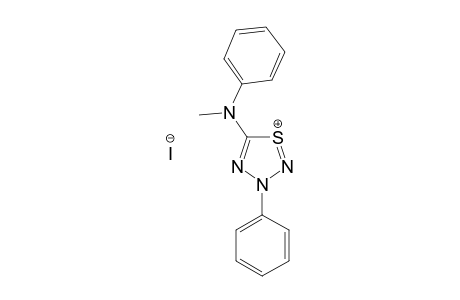 3-PHENYL-5-METHYLPHENYLAMINO-1,2,3,4-THAITRIAZOLIUM_IODIDE