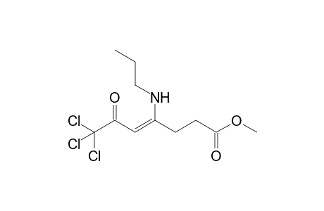 METHYL-7,7,7-TRICHLORO-4-PROPYLAMINO-6-OXO-4-HEPTENOATE
