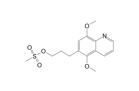 6-(3-methanesulfonyloxypropyl)-5,8-dimethoxyquinoline