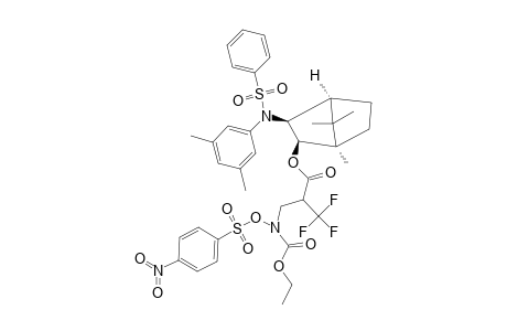 #2D;(1R,2S,3R)-3-[N-PHENYLSULFONYL-N-(3,5-DIMETHYLPHENYL)-AMINO]-2-BORNANYL-N-(ETHOXYCARBONYL)-N-[(4-NITROPHENYLSULFONYL)-OXY]-2-AMINOMETHYL-3,3,3-TRIFLUOROPRO