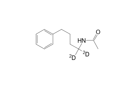 N-acetyl-1,1-dideuterio-4-phenylbutylamine