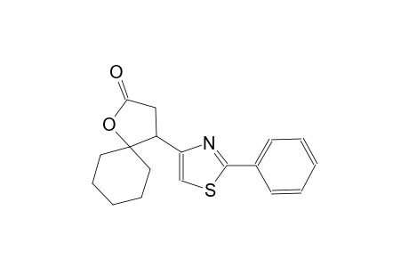 1-oxaspiro[4.5]decan-2-one, 4-(2-phenyl-4-thiazolyl)-