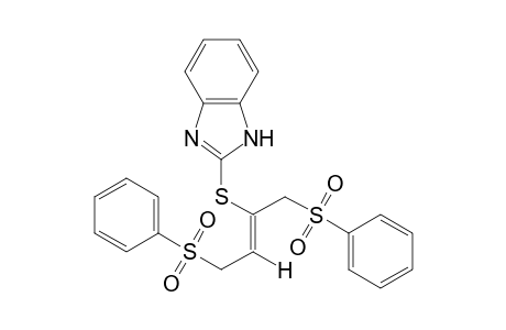 (Z)-2-{{3-(phenylsulfonyl)-1-[(phenylsulfonyl)methyl]propenyl}thio}benzimidazole