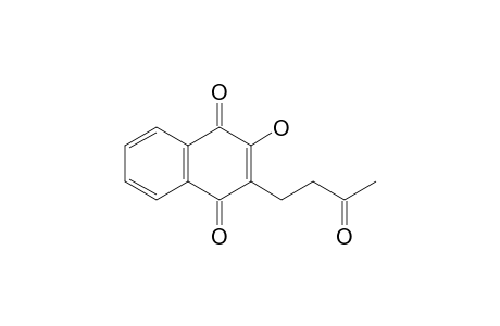 2-Hydroxy-3-(3-oxobutyl)-1,4-naphthalenedione