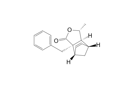 (-)-(1S,2R,5R,6S,7R)-2-benzyl-5-methyl-4-oxatricyclo[5.2.1.0(2,6)]dec-8-en-3-one