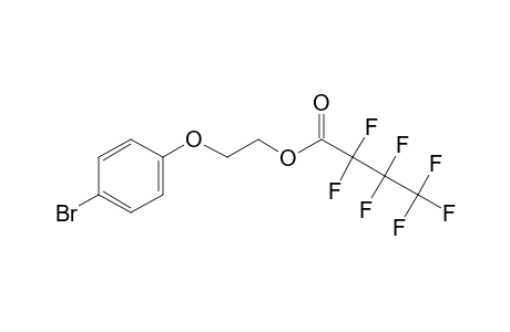 2-(4-Bromophenoxy)ethanol, heptafluorobutyrate