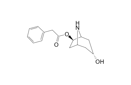 3.alpha.-Hydroxy-7.beta.-phenylacetoxynortropane