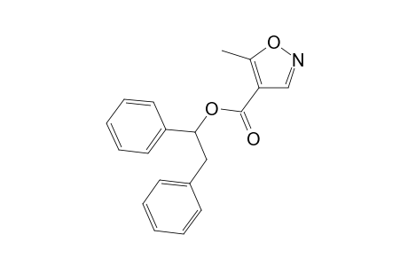 1,2-diphenylethyl 5-methylisoxazole-4-carboxylate