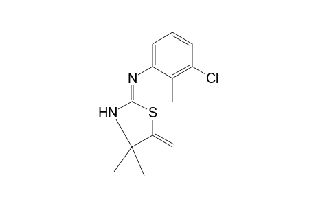 2-[(3-chloro-o-tolyl)imino]-4,4-dimethyl-5-methylenethiazolidine