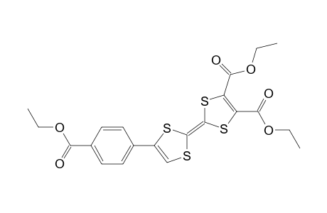 Diethyl 4'-(4-(ethoxycarbonyl)phenyl)-Tetrathiafulvalene-4,5-dicarboxylate