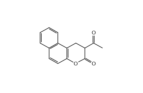 alpha-acetyl-2-hydroxy-1-naphthalenepropionic acid, gamma-lactone