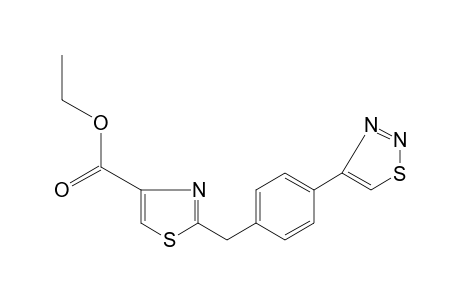 2-[p-(1,2,3-thiadiazol-4-yl)benzyl]-4-thiazolecarboxylic acid, ethyl ester