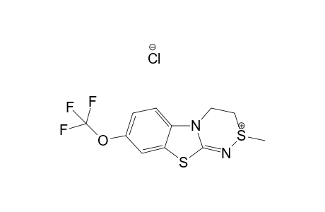 2-Methyl-8-trifluoromethoxy-3,4-dihydro[1,2,4]thiadiazino[3,4-b]benzothiazolium chloride