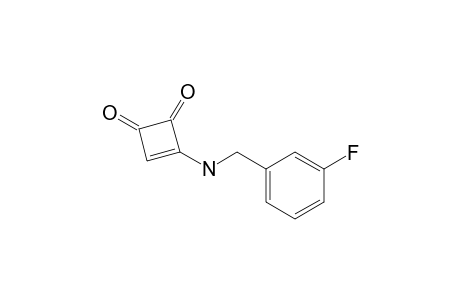 3-[(3-Fluorobenzyl)amino]cyclobut-3-ene-1,2-quinone