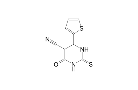 5-Cyano-6-(2'-thienyl)-2-thioxo-(hexahydro)pyrimidin-4-one-propenoyl]-thiourea