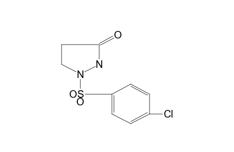 1-[(p-chlorophenyl)sulfonyl]-3-pyrazolidinone