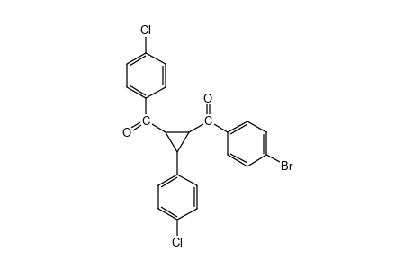 1-(p-bromobenzoyl)-2-(p-chlorobenzoyl)-3-(p-chlorophenyl)cyclopropane