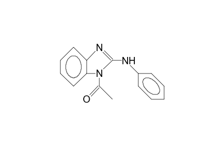 1-[2-(phenylamino)benzimidazol-1-yl]ethanone