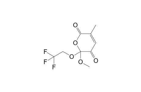 6-Methoxy-3-methyl-6-(2',2',2'-trifluoroethoxy)-2H-pyran-2,5(6H)-dione