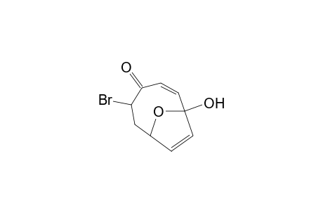 1-Hydroxy-5-bromo-10-oxabicyclo[5.2.1]deca-2,8-dien-4-one