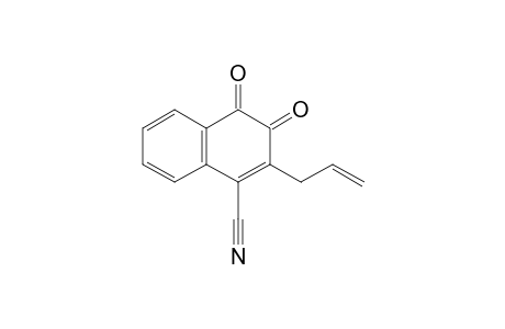 3-Allyl-4-cyano-1,2-naphthoquinone