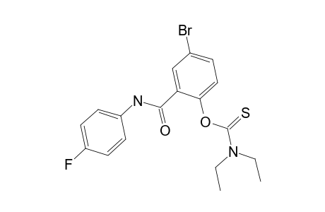 Benzamide, 5-bromo-2-diethylaminothiocarbonyloxy-N-(4-fluorophenyl)-