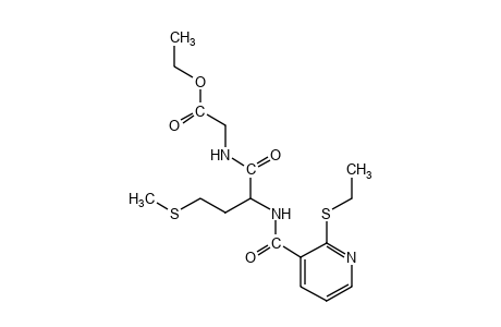 N-{N-[2-(ethylthio)nicotinoyl]methionyl}glycine, ethyl ester